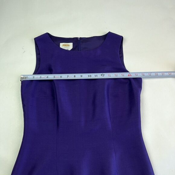 Vintage Talbots Silk shift dress blazer set purple Jacket Two piece - Picture 7 of 15